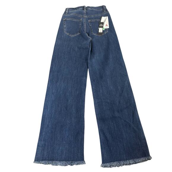 Fashion Nova Muy Bueno High Rise Stretch Jeans Dark Wash Size 3 - Picture 3 of 7